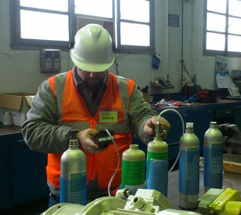Calibración de detectores de gases