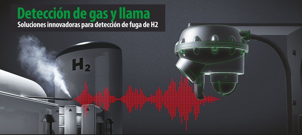 Soluciones Avanzadas para Detección de Hidrógeno (H2). Detección de gas y llama.